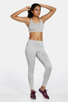 Zelocity Quick Dry Gym Leggings - Grey — thumbnail 4